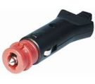 Car cigarette lighter plug, (for 12mm ir 21mm, sockets)