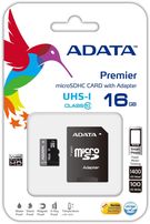 Memory Card microSD 16GB Class 10 UHS-I (U1) with SD Adapter