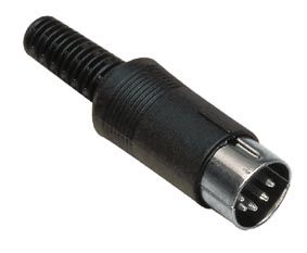 Kontaktdakšiņa kabelim DIN-5 AU/CX-D5-M 5901436706168