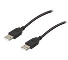 Cable USB A male - A male 1.8m