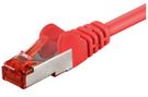 Patch kabelis FTP CAT6e LAN ar savienojumiem sarkans 0.25m