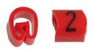 CABLE MARKER, NO.2 RED BAG100, PK100