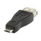 Pāreja USB ligzda - Micro-USB kontaktdakša B tipa AD/USB-F:mUSB-M