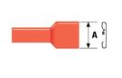 Ligzda 6.3mm izolēta sarkana 0.5-1.5mm² vadam (ST-081) RoHS, 20 gab.