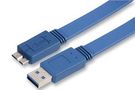 LEAD,FLAT USB3.0,A/M-MICROB/M 1M BL