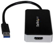 ADAPTER, USB3.0-HDMI+1 PORT HUB, 1080P