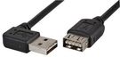 LEAD, USB2.0 REVERSIBLE 90DEG AM-REV AF