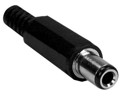 Вилка питания под пайку для кабеля DC 3,0 / 6,3 мм DC/CX-3.0/6.3-M