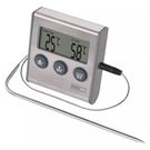 Digitālais virtuves termometrs ar zondi un taimeri (99 min 59 sek)