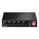 Long Range 5-Port Fast Ethernet Switch with 4 PoE+ Ports & DIP Switch