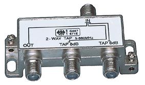 TV spliters uz  2  8dB 5-860MHz FC-2TAP/8