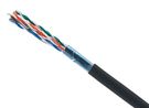 Outdoor FTP CAT 5E cable 4x2x0.5mm, black