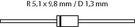 Diode BY255 Si-D 1300V 3A