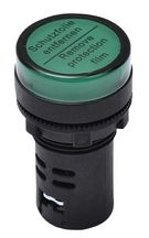 Indicator with LED lamp green 230V Highly