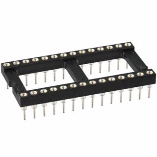Сокет для прецизионного чипа DIP28 IC/28G-F