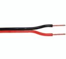 Loudspeaker cable 2x0.75mm², black/red
