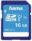 16GB C10 UHS-I SDHC, 80MB/S