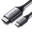 USB-C kabelis — HDMI 4K@60Hz vīrs, 1,5 m MM142 UGREEN