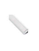 Alumīnija profils, balts LED lentei ar baltu vāciņu, leņķisks 30/60° TRI-LINE MINI, 2m