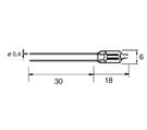 Neona signāllampiņa  65-90V 0.3mA 6x18mm