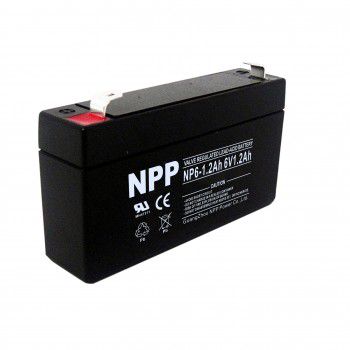 Akumulators 6V 1.2Ah T1(F1) Pb AGM NPP