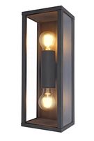 Outdoor wall mounted luminaire for E27 lamp, NYX-2, IP54, ORO