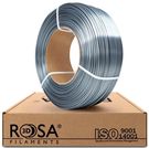 Filaments PLA zīda tērauds 1,75 mm 1 kg uzpildes Rosa3D