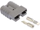 SB50 Male Battery Connector, Cable Mount, 50A, 600.0 V