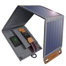 Salokāms saules lādētājs 14W saules fotoelements, USB 2.4A, 66x15cm, Choetech