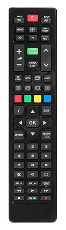 Universal Remote Control for Panasonic TVs built since 2000, Superior