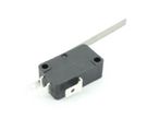 Snap switch; ON-(ON) nonfixed; 3pins; 16A/250VAC, SPDT 27.8x10.3x18.8mm, 6.3mm connector, with 54mm lever HIGHLY
