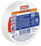 Soft PVC Insulation tape tesaflex 53988, 20mx19mm, white, TESA
