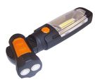 Flashlight multifunctional recheargeable with magnets and hook, 3W COB + 6LED