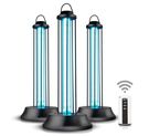 UV-C starojuma dezinfekcijas lampa, 220V 60W, ar tālvadības pulti un taimeri