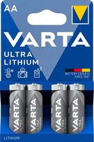 Litija baterija FR6 (AA) 1.5V VARTA (4 gab. Iepakojums) 2900mah