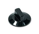 Black Knob Ø50mm for Oven Thermostat (D-shaped Hole Ø6x4.6mm), 0000.524.413 EGO