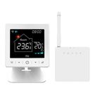 Smart, portable thermostat for boiler or thermo valves, Wi-fi TUYA + RF