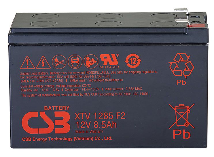 Akumulators 12V 8.5Ah Pb CSB