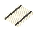 Pin header;pin strips;male;PIN:40;straight,double deck;THT