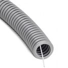 Corrugated pipe with wire 20mm (halogen-free, gray, 100m, 750 N/5 cm, D20) GLOB-EL GL200W