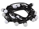 LED PARTY LIGHT CHAIN with 20 WARM WHITE LED LAMPS