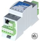 I/O module with Modbus TCP/IP (with built in Modbus Gateway to RS485) or BACnet IP communication- 8UI