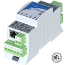 I/O module with Modbus TCP/IP (with built in Modbus Gateway to RS485) or BACnet IP communication- 8DI