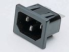 Flush-type device plug C14 Snap-In-143-21-055