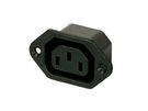 FEMALE POWER SOCKET, CHASSIS TYPE