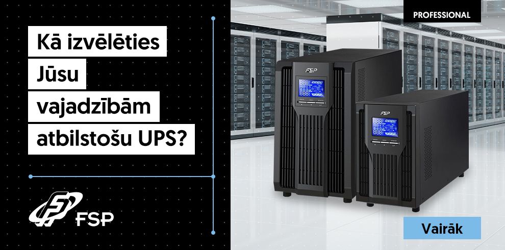 Kā izvēlēties Jūsu vajadzībām atbilstošu UPS?